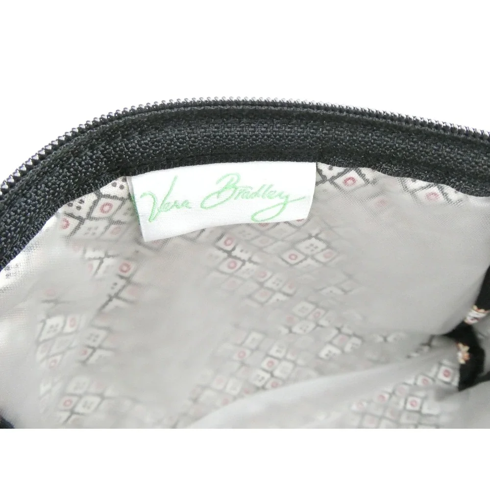 Vera Bradley Classic Black Small Cosmetic Case NWT